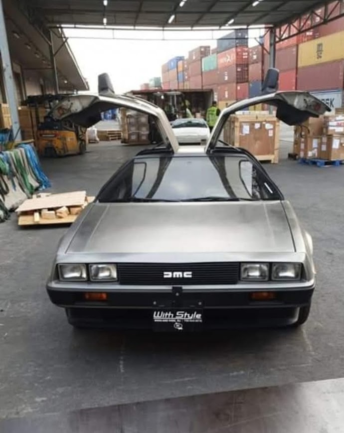DMC דלוריאן, מכונית ספורט כסופה עם דלתות שחף